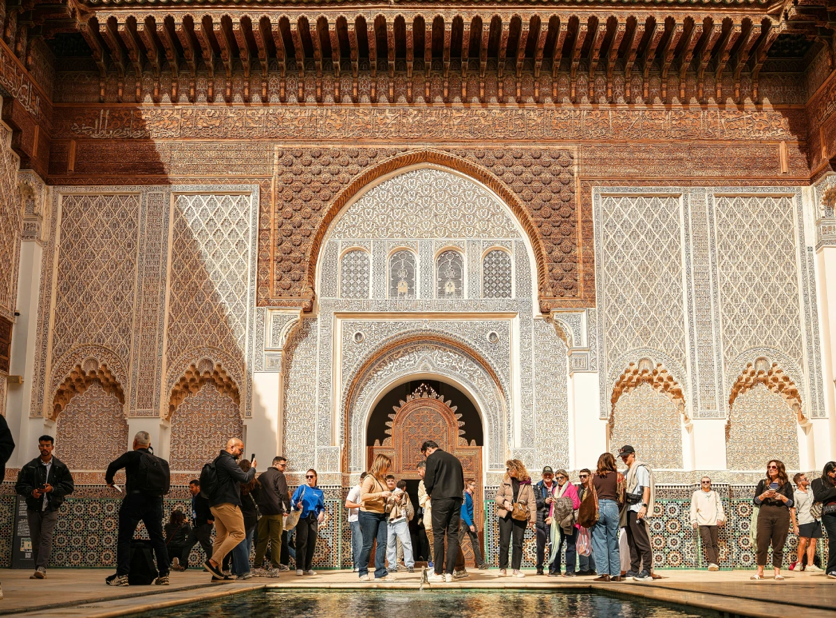 People in Madrassa ben Youssef