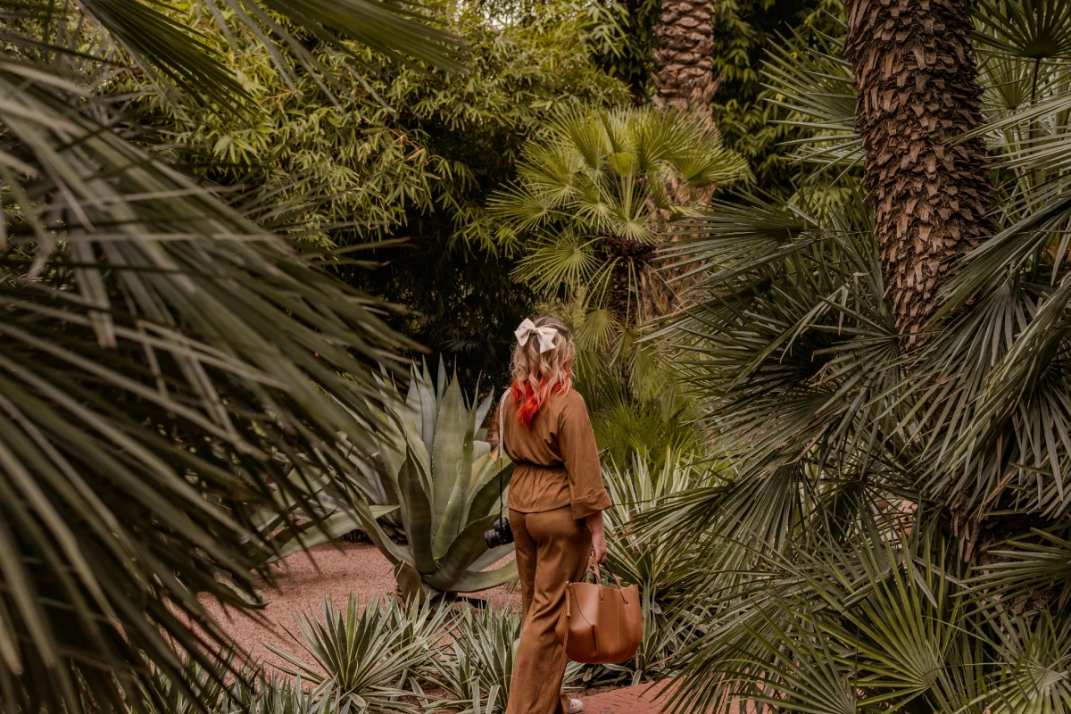 Traveler in Majorelle